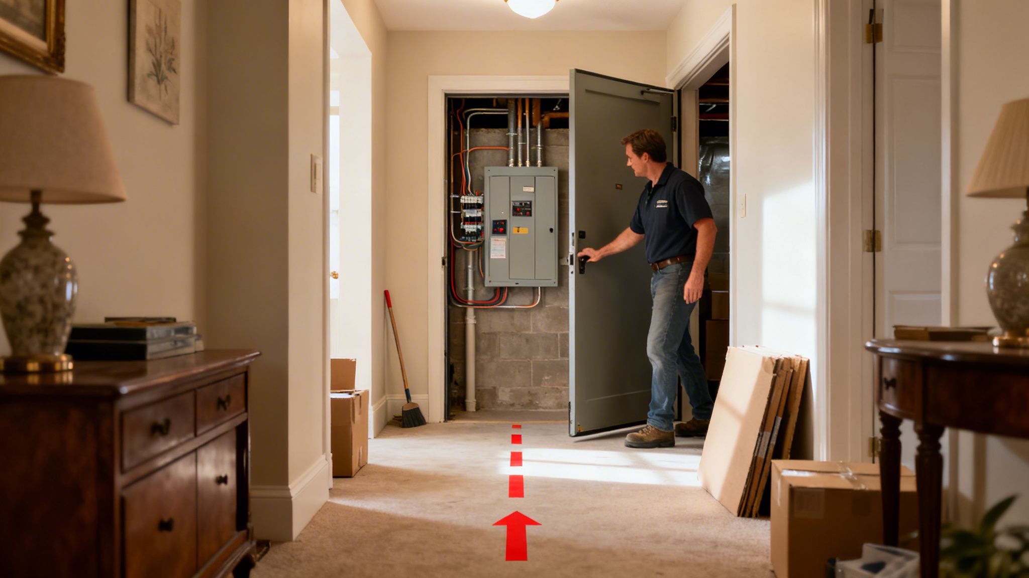 Professionel elektriker i Hillerød, der installerer og vedligeholder el-systemer.