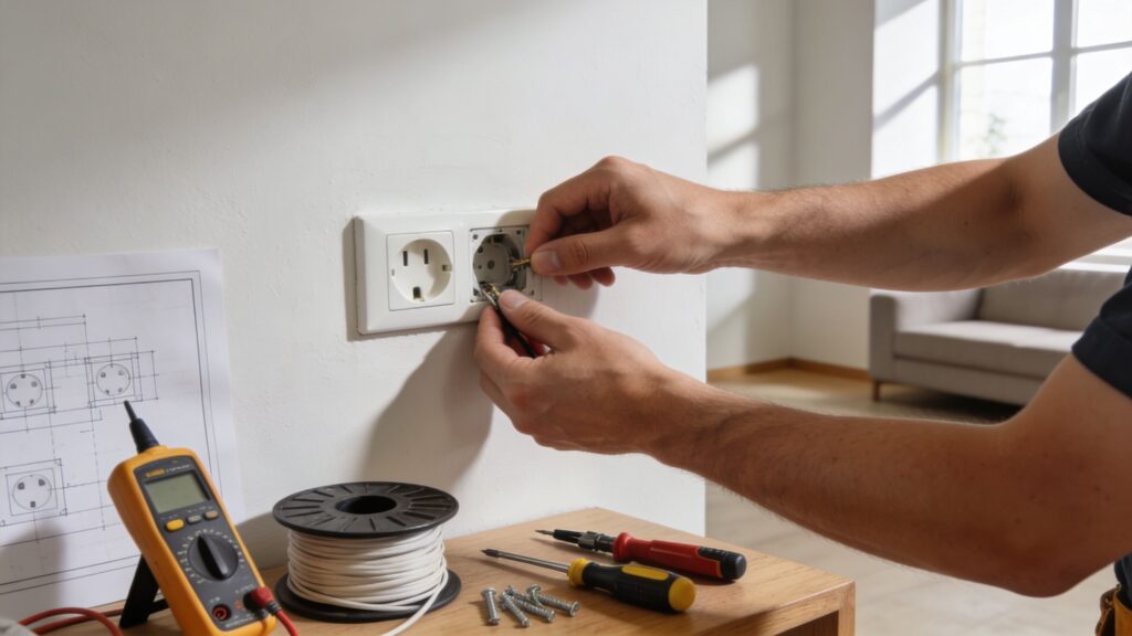 El-arbejde og installationer udføres professionelt af OAD El-teknik ApS.
