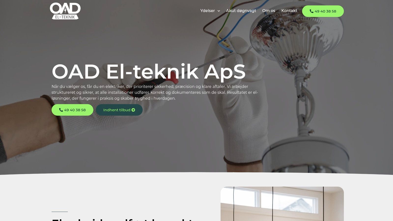 Screenshot from https://oad-el.dk/