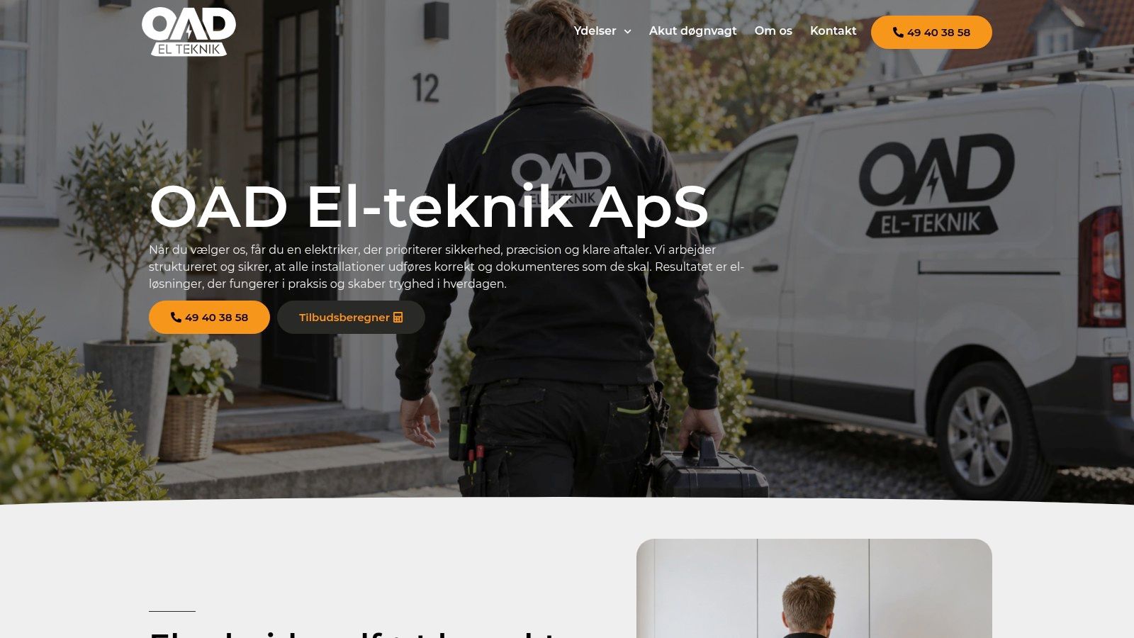 Screenshot from https://oad-el.dk